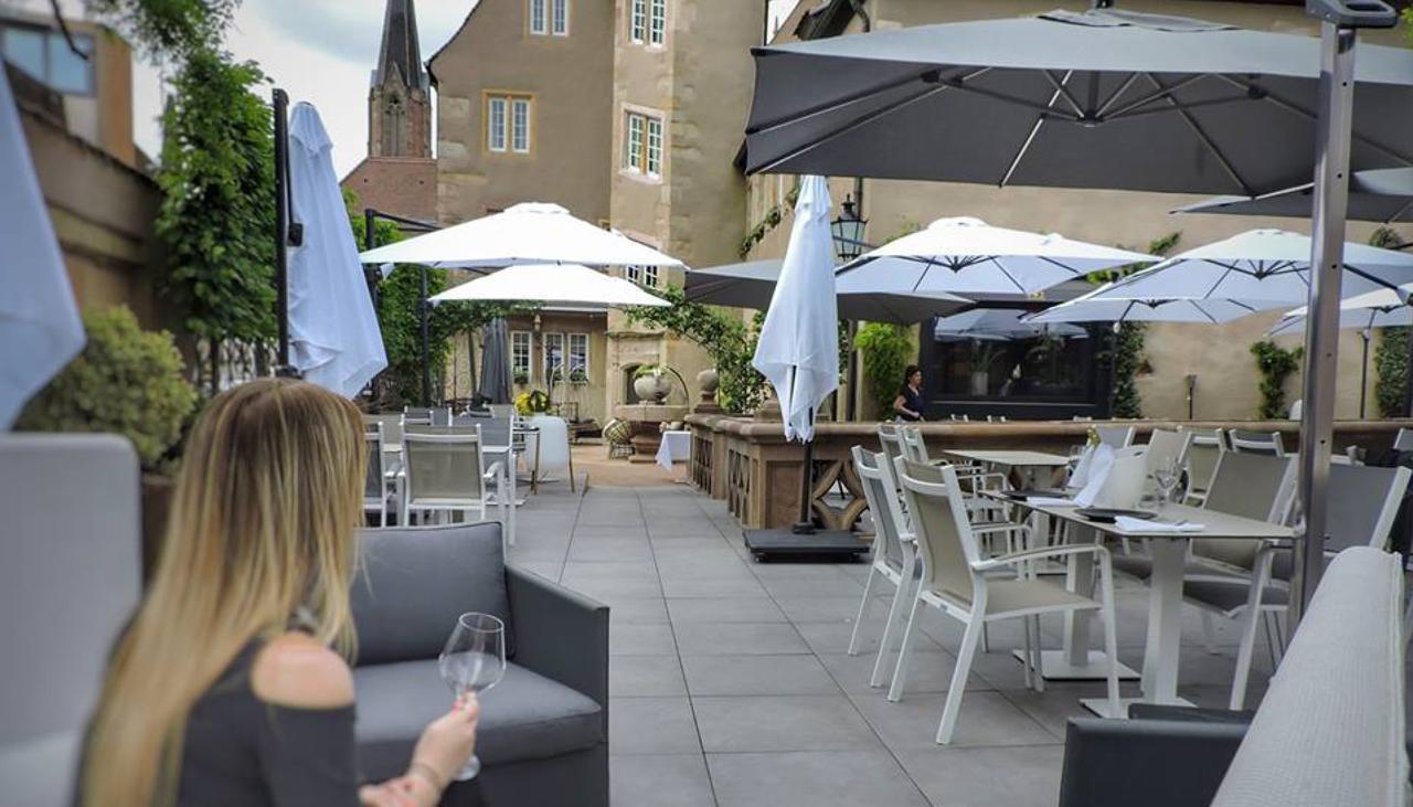 Hotel Restaurant L'Orchidee Ensisheim Eksteriør billede